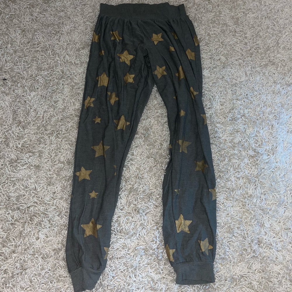 Green star joggers from Bloomingdale’s